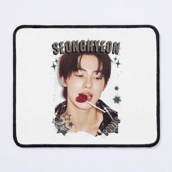 Item preview, CORTISs Seonghyeon Kpop Boy Group Black and White Collage Digital Art Portrait designed and sold by AJUNICE STUDIO.