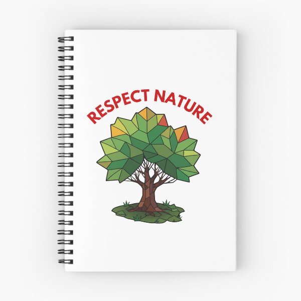 Item preview, Respect Nature Geometric Tree designed and sold by Inka Moon Design.
