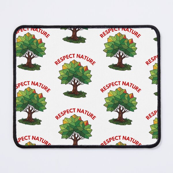 Item preview, Respect Nature Geometric Tree designed and sold by Inka Moon Design.