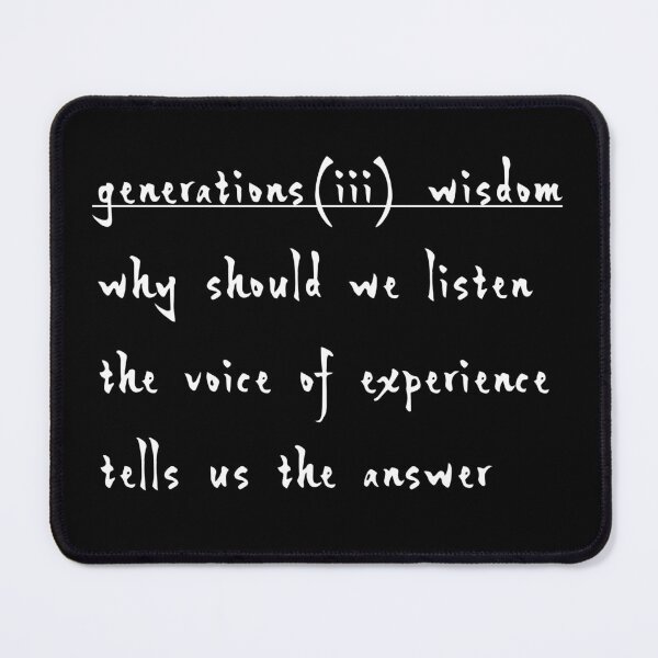 Item preview, Generations [iii] wisdom designed and sold by bravoalpha.