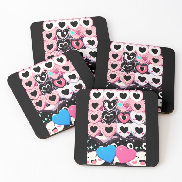 Item preview, Art - Kawaii and Pop Art Motifs, Colorful Hearts Universe designed and sold by Zone--Gaming.