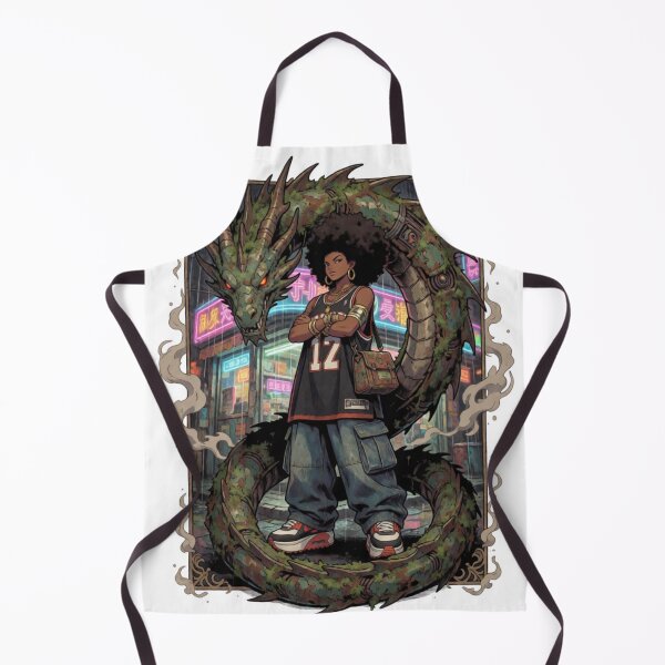 Item preview, Afro bae and her dragon designed and sold by Ramases-Merch.