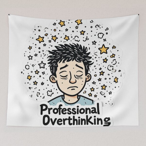 Item preview, Pensamiento excesivo profesional designed and sold by VelvetDoods.