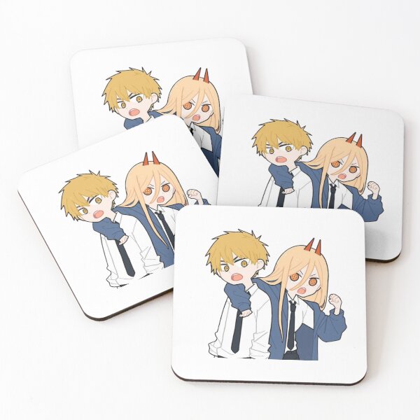 Item preview, Denji and Power Best Friends Chibi designed and sold by rythnazorsylli.