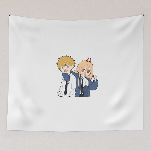 Item preview, Denji and Power Best Friends Chibi designed and sold by rythnazorsylli.