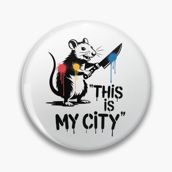 Item preview, BANKSY RAT - THIS IS MY CITY designed and sold by 123ks.