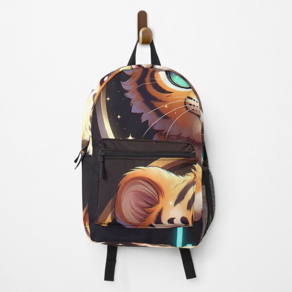 Item preview, Cute Tiger Cub Portrait Kids Gift Kawaii Tiger Art Sticker Poster NeoTigLuna designed and sold by NeoTigLuna.