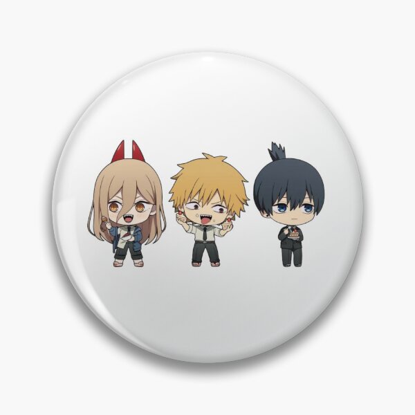 Item preview, Chaisaw Man Chibi Trio designed and sold by rythnazorsylli.