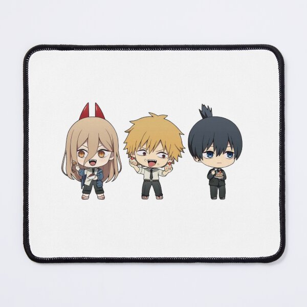 Item preview, Chaisaw Man Chibi Trio designed and sold by rythnazorsylli.