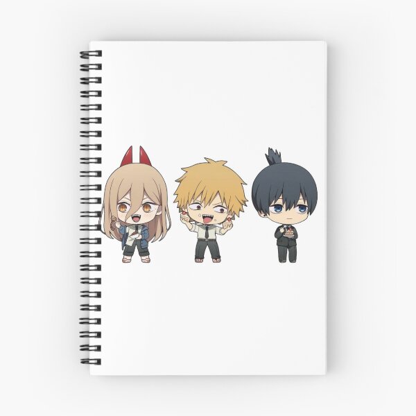 Item preview, Chaisaw Man Chibi Trio designed and sold by rythnazorsylli.