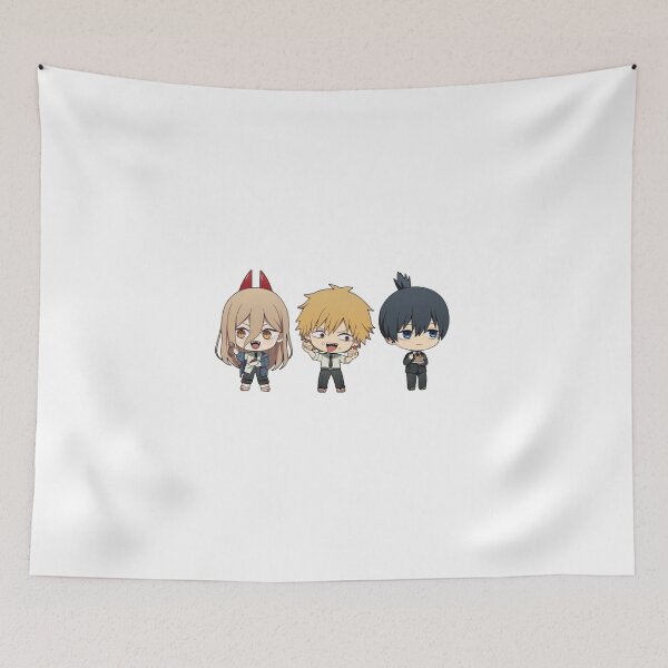 Item preview, Chaisaw Man Chibi Trio designed and sold by rythnazorsylli.