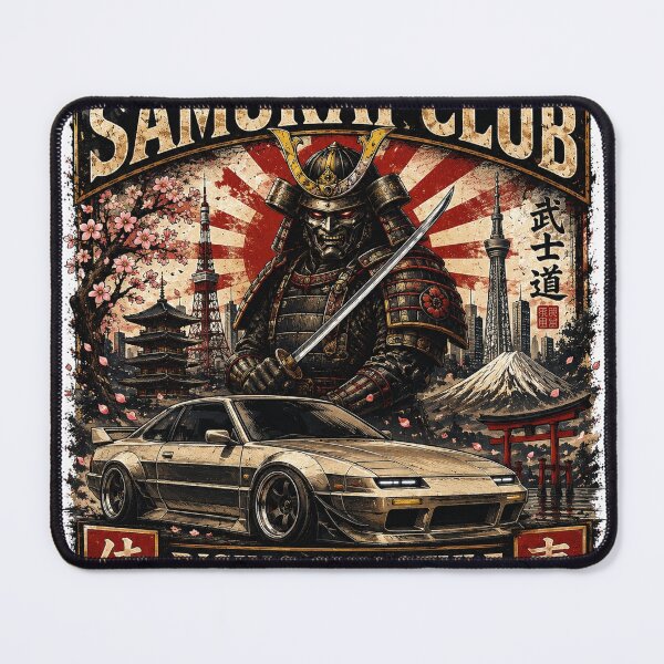 Item preview, Tokyo Samurai Club T-Shirt | Vintage Japanese Warrior & JDM Street Culture designed and sold by Puraenergia Stickers.