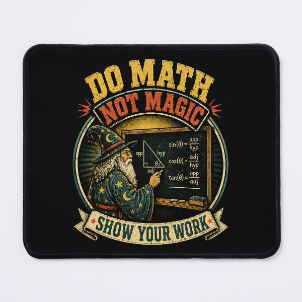 Artikelvorschau, Mathematik statt Magie – Lehrerhumor entworfen und verkauft von Victor Shadehorn.
