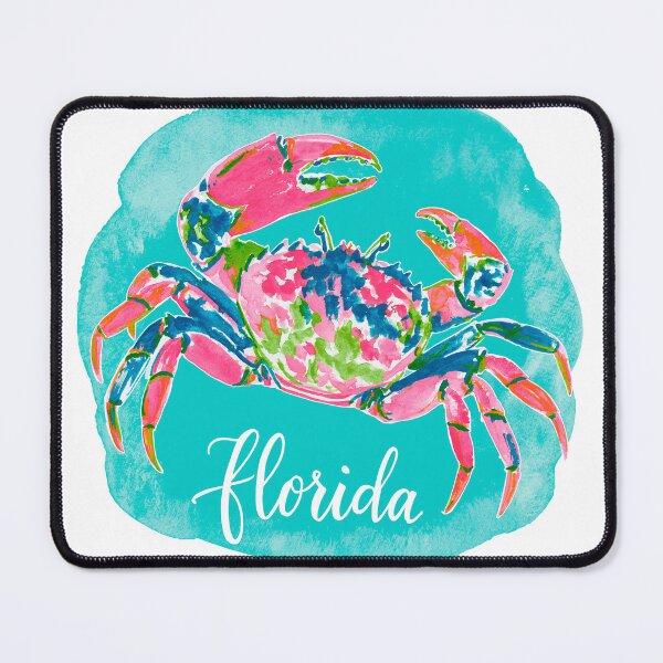 Item preview, Preppy Florida Crab designed and sold by ThePreppyArtist.