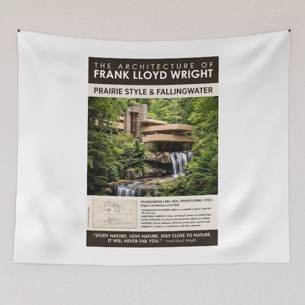 Item preview, Frank Lloyd Wright, Falling Water designed and sold by Theodor Decker.