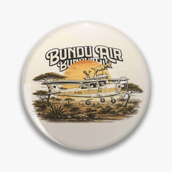 Item preview, Bundu Air Vintage African Bush Plane Adventure designed and sold by NadineDemShop.
