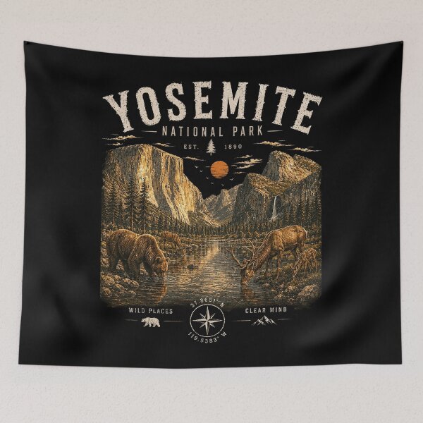 Item preview, Yosemite National Park Camping Lovers designed and sold by schoolofbullies.