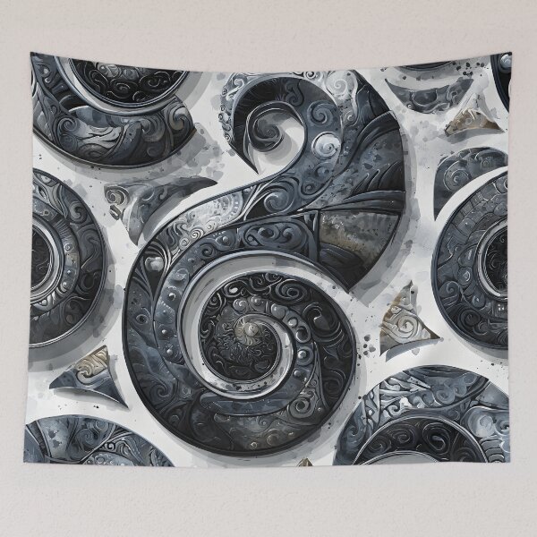 Item preview, New Zealand Māori Paua Pattern Koru Design 922 designed and sold by GrinGalore.