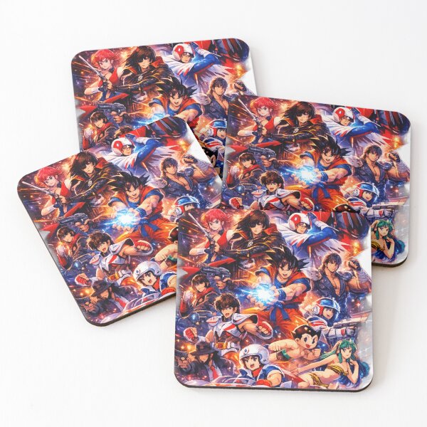 Item preview, Epic 80s Anime Heroes Collage designed and sold by Med-th-ewolf.