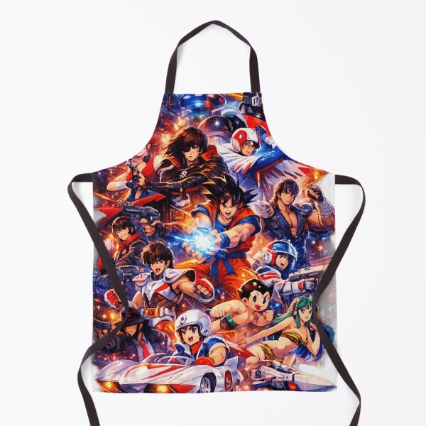 Item preview, Epic 80s Anime Heroes Collage designed and sold by Med-th-ewolf.