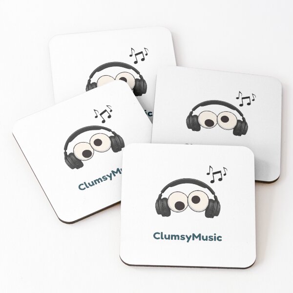 Item preview, Clumsy Music Funny Googly Eyes Cute Headphone Cartoon designed and sold by ClumsyStudio.