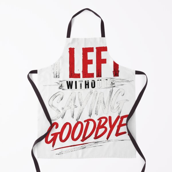 Item preview, I Left Without Saying Goodbye – Emotional Quote Typography T-Shirt Design designed and sold by Saraisha Studio.