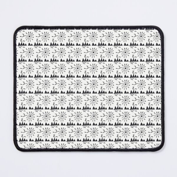Item preview, Black and white sunny mountain pattern designed and sold by CottageComfortsShoppe.