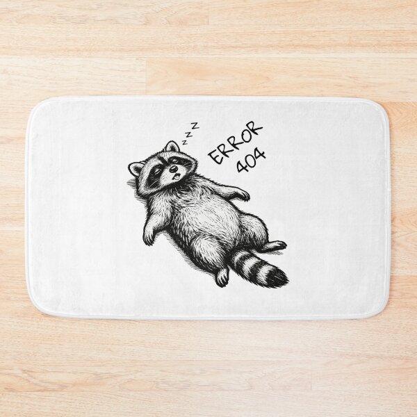Item preview, Funny Raccoon | Error 404 | Burnout Meme designed and sold by moodiecatshop.