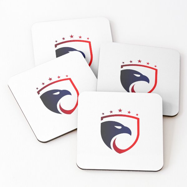 Item preview, Eagle Coat of Arms – Navy Blue and Red Shield designed and sold by RAYBIL.