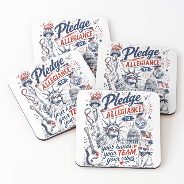 Item preview, Pledge Allegiance to Your Hands Team Vibes Statue of Liberty designed and sold by schoolofbullies.