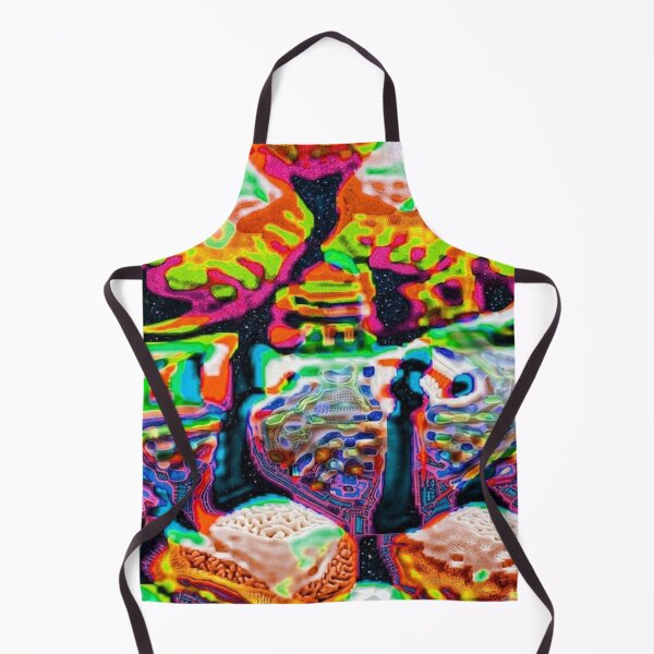 Item preview, Adversarial Neon Dreamscape Abstract Art – Psychedelic Cyberpunk Surreal Vision designed and sold by Charonde.