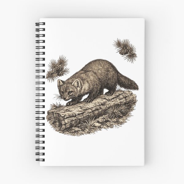 Item preview, Cazador de martas americanas en el bosque designed and sold by KrungiT Design .