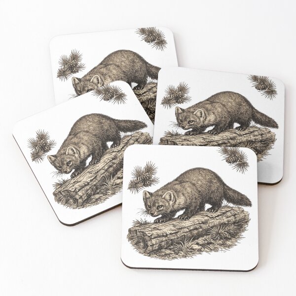 Item preview, American Marten Forest Hunter designed and sold by KrungiT Design .