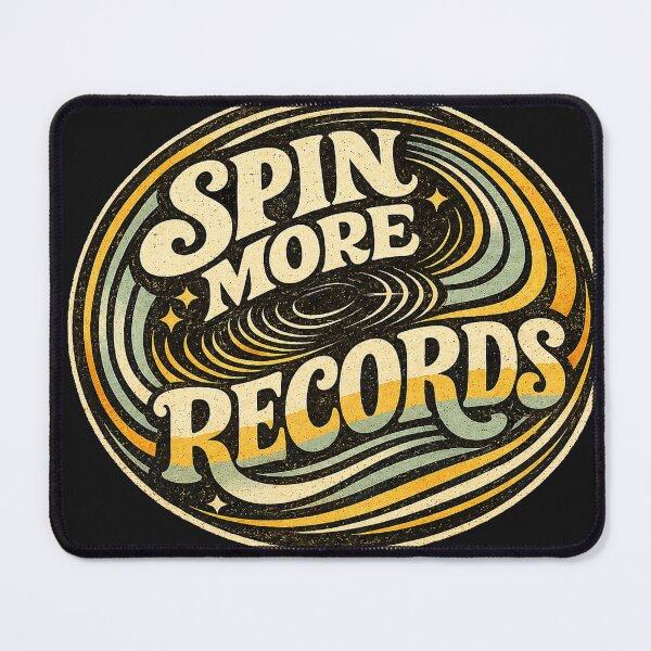 Item preview, Spin More Worry Less - Funny Vinyl Collector Design designed and sold by JustResultsCo.