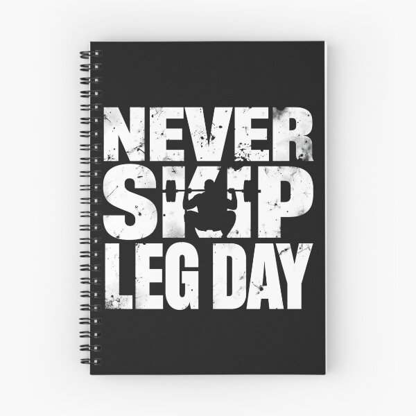 Item preview, Never Skip Leg Day - Bold Heavy Duty Gym Typography Fitness Motivation designed and sold by Sparkofart07.