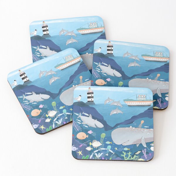 Item preview, Sea Life With Whale and Shark By Children's Artist Carla Daly designed and sold by Carla Daly.