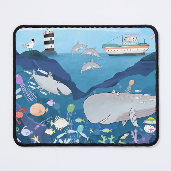 Item preview, Sea Life With Whale and Shark By Children's Artist Carla Daly designed and sold by Carla Daly.