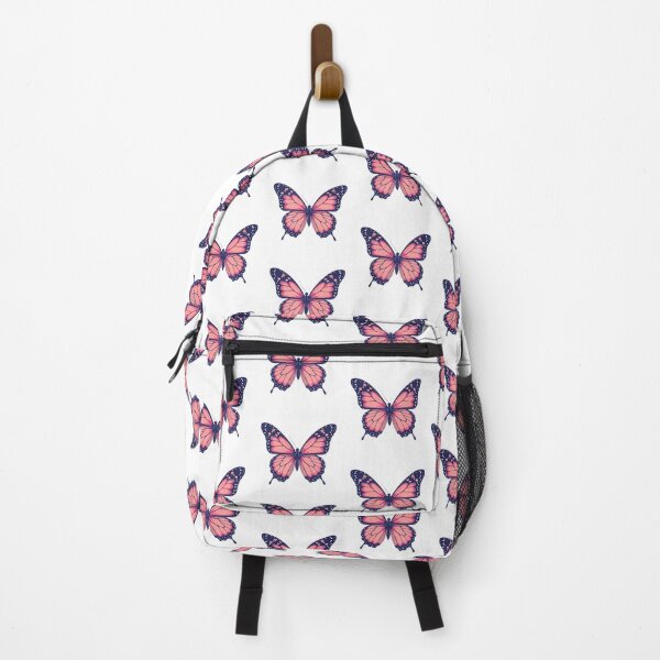 Item preview, Pink Butterfly Sticker | Cute Monarch Butterfly Aesthetic Nature Art designed and sold by dreamz-world.