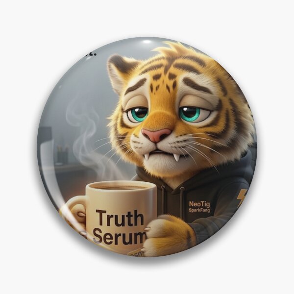 Item preview, Funny Monday Face Tiger Mug Coworker Gift Office Humor Work Gift NeoTigLuna designed and sold by NeoTigLuna.