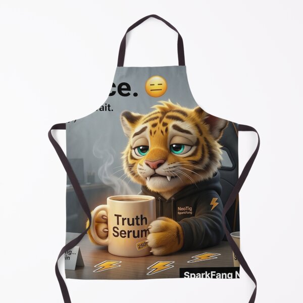 Item preview, Funny Monday Face Tiger Mug Coworker Gift Office Humor Work Gift NeoTigLuna designed and sold by NeoTigLuna.