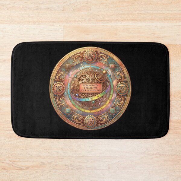 Item preview, Adversarial Data Error 404 Soul Not Found AI Cyber Art designed and sold by Fatomfatom.