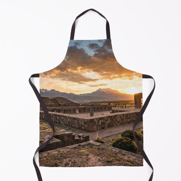 Item preview, Sunset over Tiwanaku ruins in Bolivia. designed and sold by LCPcreations.