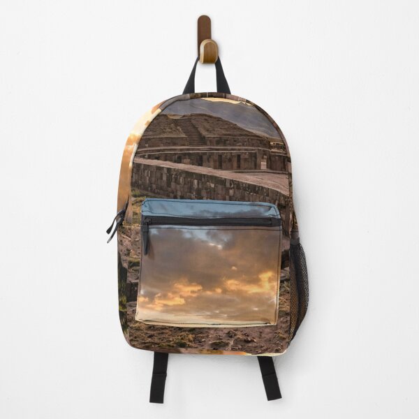 Item preview, Sunset over Tiwanaku ruins in Bolivia. designed and sold by LCPcreations.