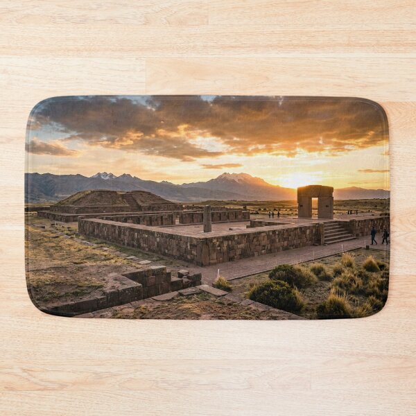Item preview, Sunset over Tiwanaku ruins in Bolivia. designed and sold by LCPcreations.