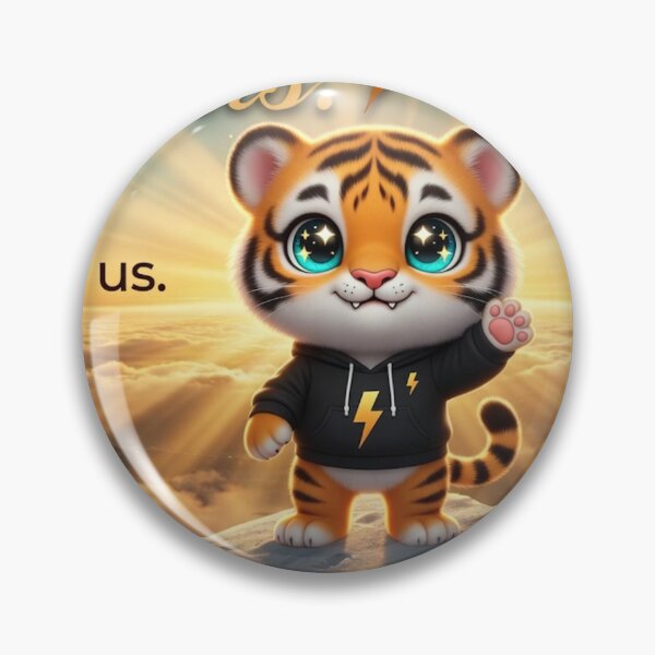 Item preview, Funny Tiger Motivation Poster No Limits Inspirational Gift Cute Animal Art NeoTigLuna designed and sold by NeoTigLuna.