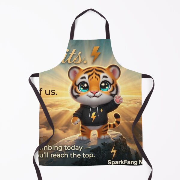 Item preview, Funny Tiger Motivation Poster No Limits Inspirational Gift Cute Animal Art NeoTigLuna designed and sold by NeoTigLuna.