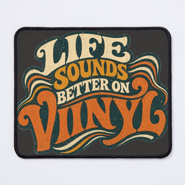 Item preview, Life Sounds Better On Vinyl - Retro Music Design designed and sold by JustResultsCo.