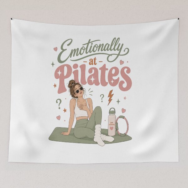 Item preview, Emotionally at Pilates Aesthetic Girl designed and sold by SnortStudio.