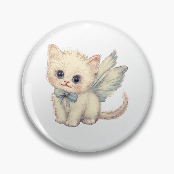 Item preview, CUTE KITTEN ANGEL designed and sold by SudeeshArt.