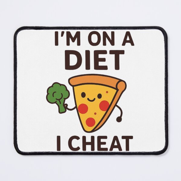 Item preview, I'm on a diet, I cheat designed and sold by AllThePixels.